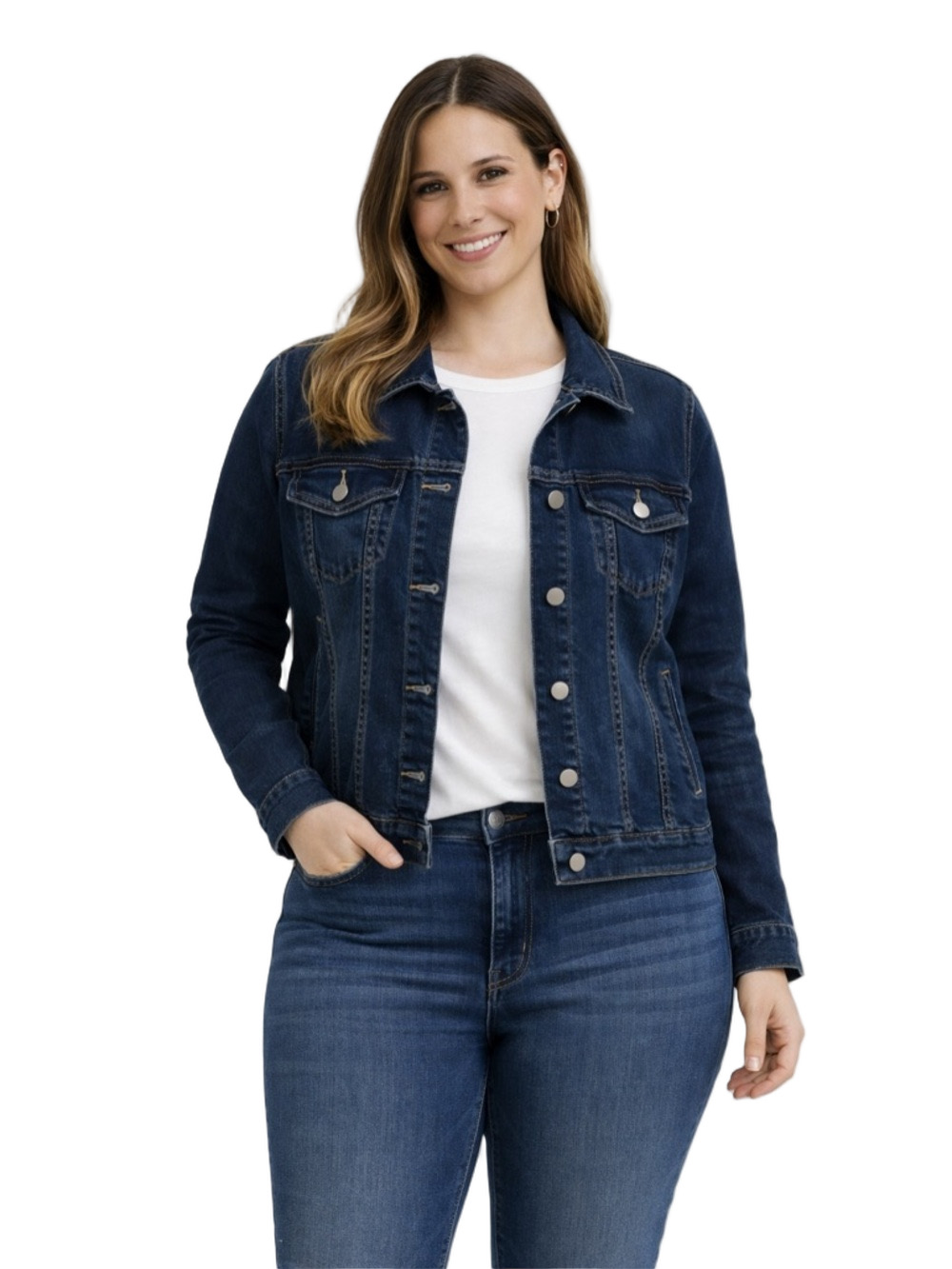 Apt. 9 Dark Blue Jean Jacket